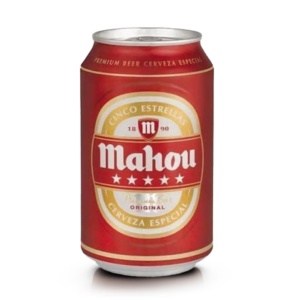 Mahou 5 Star Lager, can