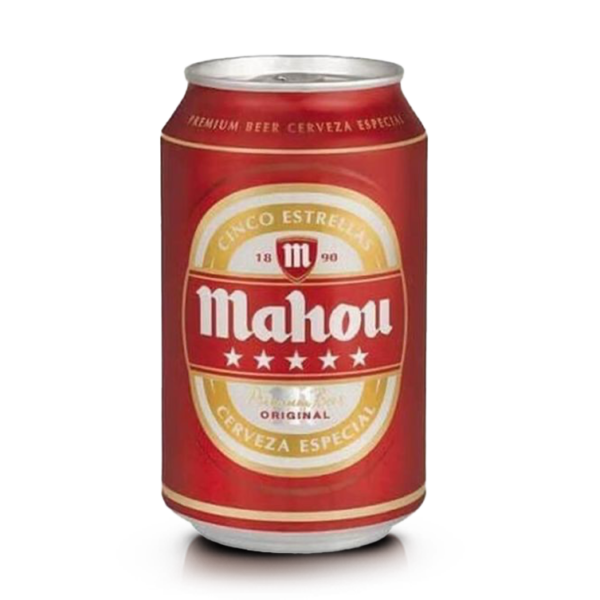 Mahou 5 Star Lager, can