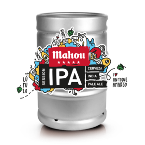 Mahou IPA, kegs