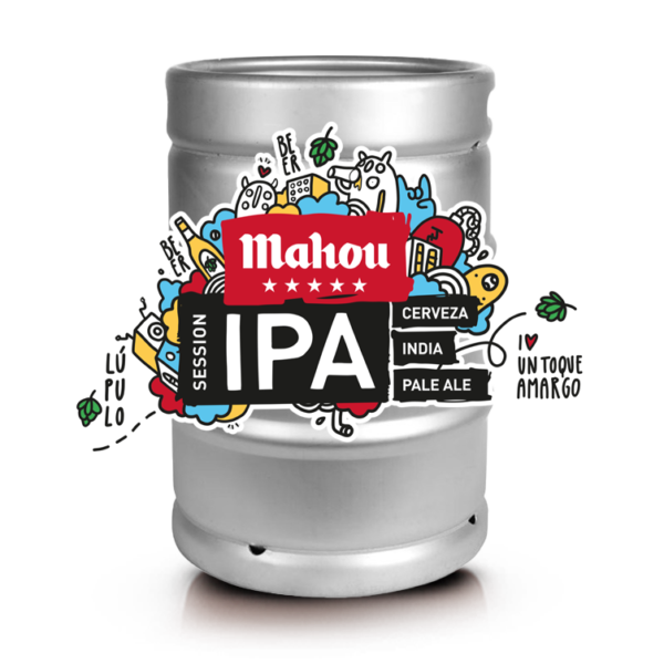 Mahou IPA, kegs