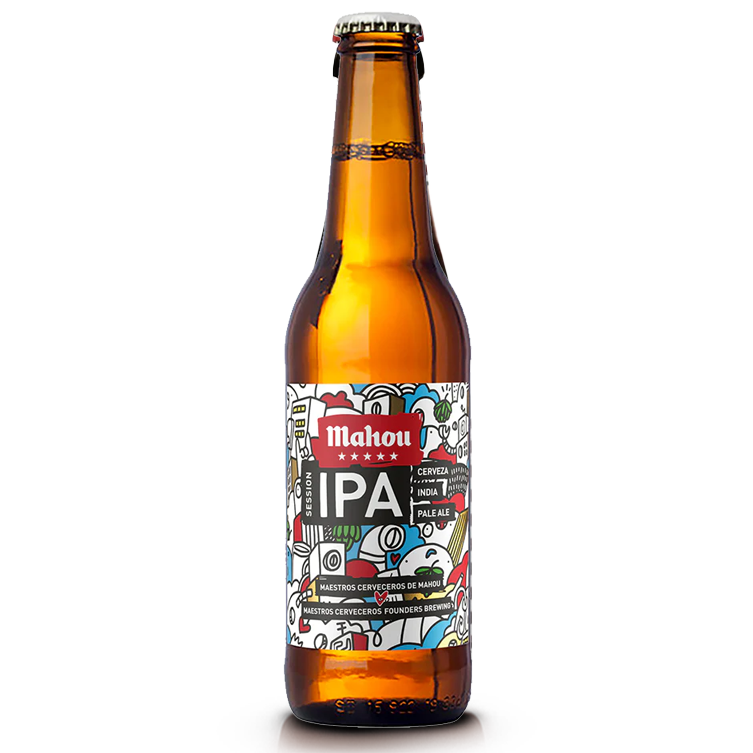 Mahou IPA, bottle