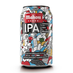 Mahou IPA, can