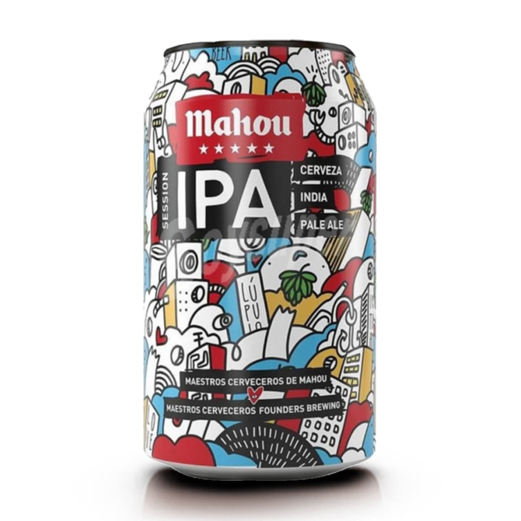 Mahou IPA, can